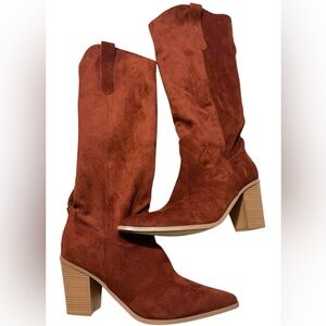 LULU’S Lorraine Women's Brown Suede Boots